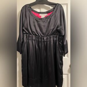 Gretchen Scott Designs Satin Black Dress